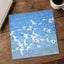 Flock of Birds Flying Over the Ocean Photo Print (7 Sizes) - High Quality