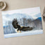 Bald Eagle Swooping Down to Alaska Snow Photography Print (7 Sizes) - Frameable
