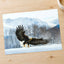 Bald Eagle Swooping Down to Alaska Snow Photography Print (7 Sizes) - Frameable