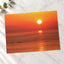 Red and Orange Ocean Sunset Photo Print (7 Sizes) - Shipped Flat