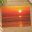 Red and Orange Ocean Sunset Photo Print (7 Sizes) - Shipped Flat