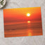 Red and Orange Ocean Sunset Photo Print (7 Sizes) - Shipped Flat