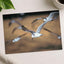 Flock of Seagulls Flying Through the Air Photo Print (7 Sizes) - Premium Quality