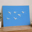 Flock of Geese Flying Through a Blue Sky Photography Print (7 Sizes) - Frameable