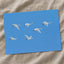 Flock of Geese Flying Through a Blue Sky Photography Print (7 Sizes) - Frameable