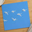Flock of Geese Flying Through a Blue Sky Photography Print (7 Sizes) - Frameable