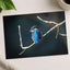 Blue Kingfisher Sitting on Branch of Tree Kendal England Photo Print (7 Sizes)