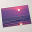Violet Sun Setting Over Ocean Photography Print (4 Sizes) - Ready to Frame