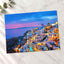 Santorini at Night Photographic Art Print (7 Sizes) - Crisp Detail