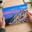 Santorini at Night Photographic Art Print (7 Sizes) - Crisp Detail