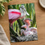 Roseate Spoonbill with Chicks Photo Print (7 Sizes) - Printed in USA