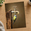 Blue Tit under Water Tap Photography Print (6 Sizes) - Premium Quality