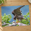 Peregrine Falcon Ready for Take Off Photo Wall Print (7 Sizes) - Printed in USA