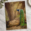 Elegant Peacock in Woods Photo Wall Print (7 Sizes) - Crisp Detail
