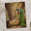 Elegant Peacock in Woods Photo Wall Print (7 Sizes) - Crisp Detail
