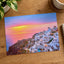 Santorini with Beautiful Sky Photography Print (7 Sizes) - Printed in USA