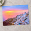 Santorini with Beautiful Sky Photography Print (7 Sizes) - Printed in USA