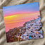 Santorini with Beautiful Sky Photography Print (7 Sizes) - Printed in USA