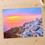 Santorini with Beautiful Sky Photo Print Wall Decor