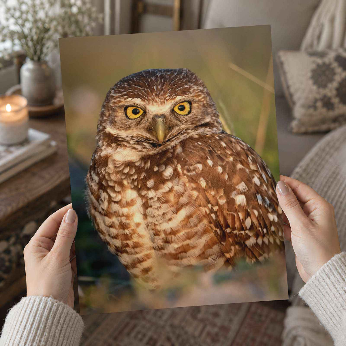 Burrowing Owl Photo Print (5 Sizes) - Shipped Flat