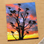 Vivid Sky Silhouettes of Vultures on Tree Photo Wall Print (7 Sizes) - Frameable