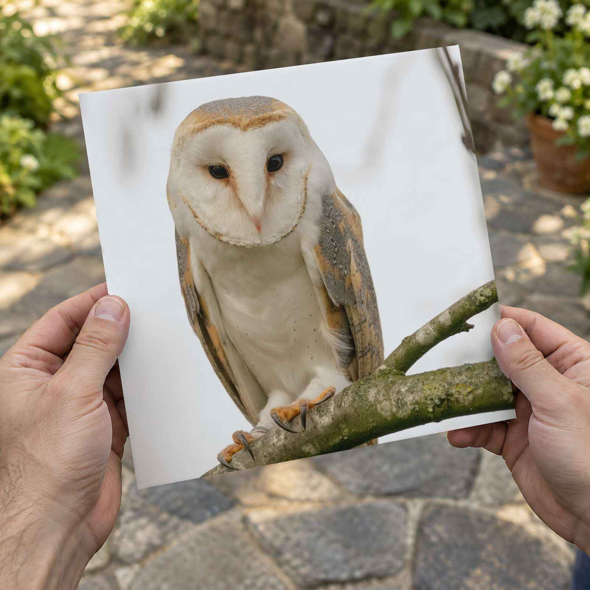 Barn Owl in Netherlands Photo Wall Art (7 Sizes) - Satin Luster