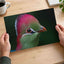 Close-up of Green Bird with Red Crest Photo Wall Art (7 Sizes) - Frameable