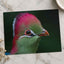 Close-up of Green Bird with Red Crest by Zdeněk Macháček Photo Print Wall Decor