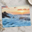 Crashing Waves at Sunset