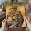 Two Owls are Perched on Tree Branch Hortobágy Photography Print (7 Sizes)