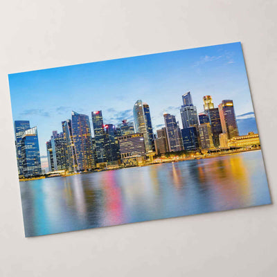 Singapore Financial District Skyline Photography Print (7 Sizes) - Crisp Detail