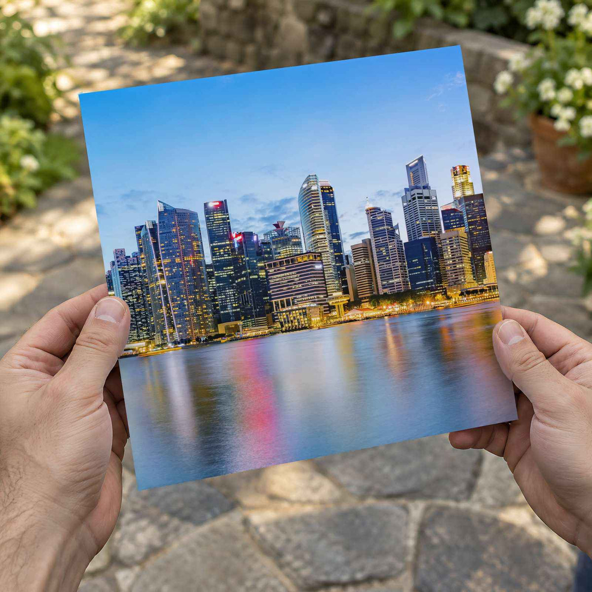 Singapore Financial District Skyline Photography Print (7 Sizes) - Crisp Detail
