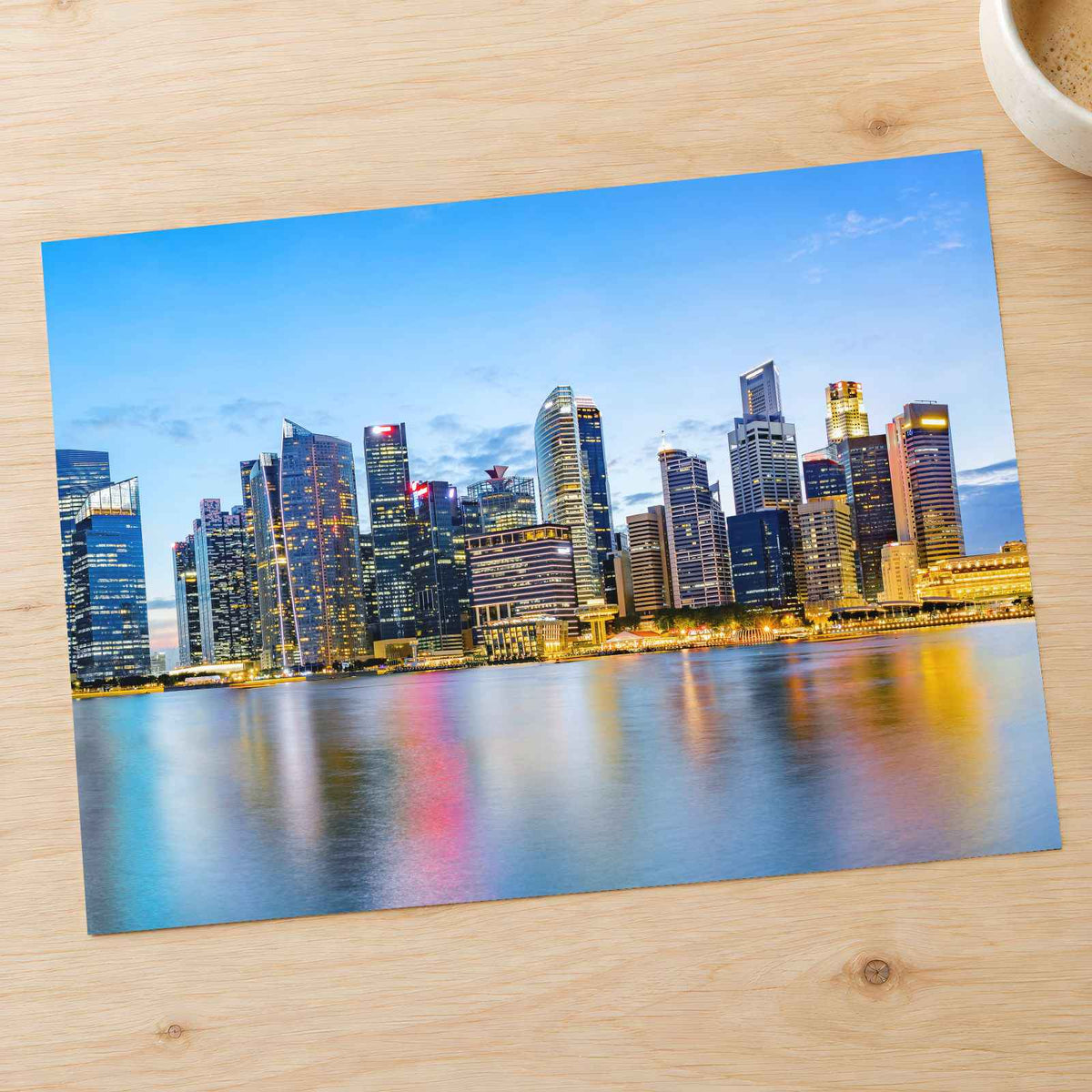 Singapore Financial District Skyline Photography Print (7 Sizes) - Crisp Detail