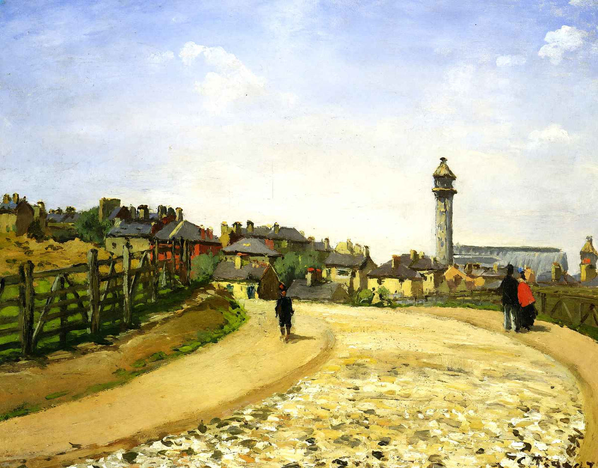 Upper Norwood, Crystal Palace, London 1870 by Pissarro Art Print (6 Sizes)