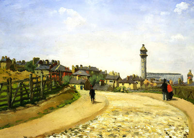 Upper Norwood, Crystal Palace, London 1870 by Pissarro Art Print (6 Sizes)