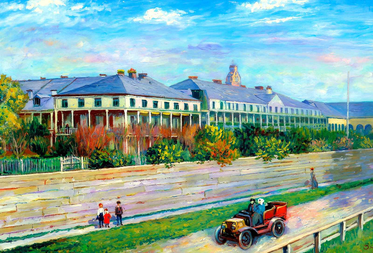 Ursuline Convent New Orleans in 1907 Art Print (7 Sizes) - Reproduction
