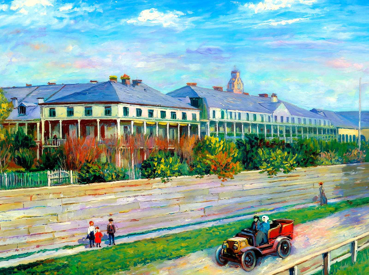 Ursuline Convent New Orleans in 1907 Art Print (7 Sizes) - Reproduction