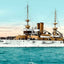 Battleship Alabama in 1907 Vintage Print (7 Sizes) - Acid Free