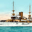 Battleship Alabama in 1907 Vintage Print (7 Sizes) - Acid Free