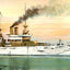 Battleship Illinois in 1906 Vintage Print (7 Sizes) - High Quality