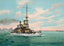 Battleship Indiana in 1906 Vintage Print (7 Sizes) - Premium Quality