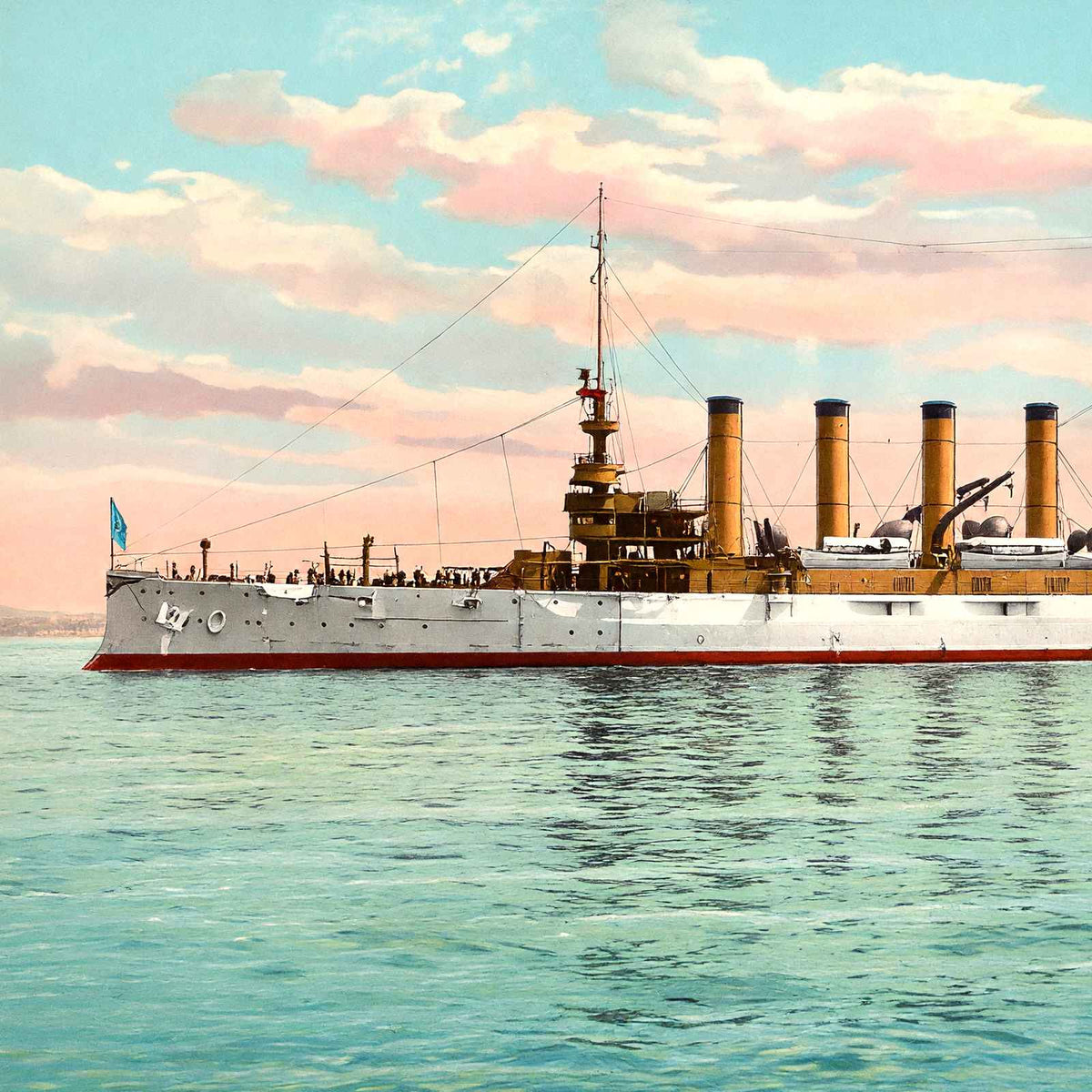 USS Maryland in 1905 Vintage Print (7 Sizes) - Archival Paper