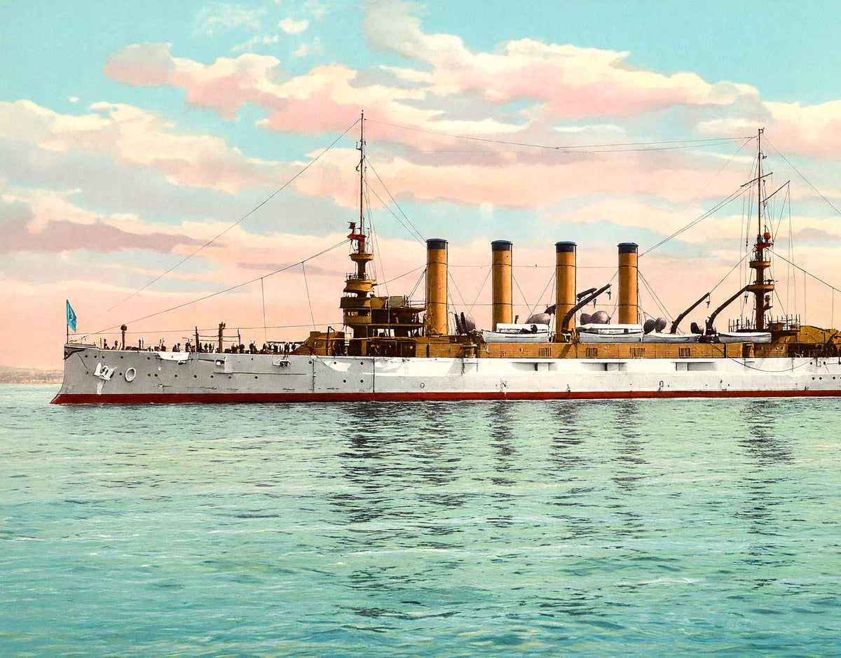 USS Maryland in 1905 Vintage Print (7 Sizes) - Archival Paper