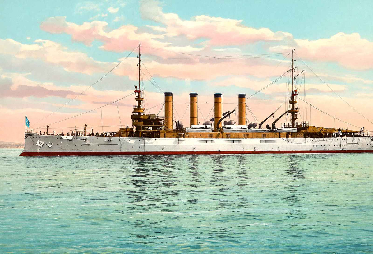 USS Maryland in 1905 Vintage Print (7 Sizes) - Archival Paper