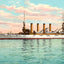USS Maryland in 1905 Vintage Print (7 Sizes) - Archival Paper