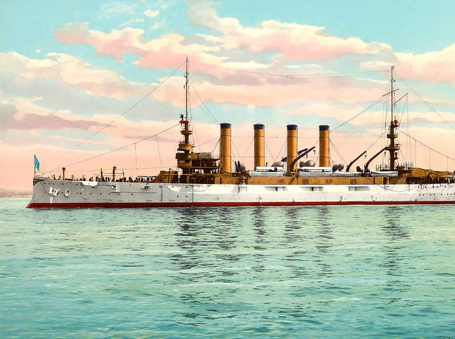 USS Maryland in 1905 Vintage Print (7 Sizes) - Archival Paper