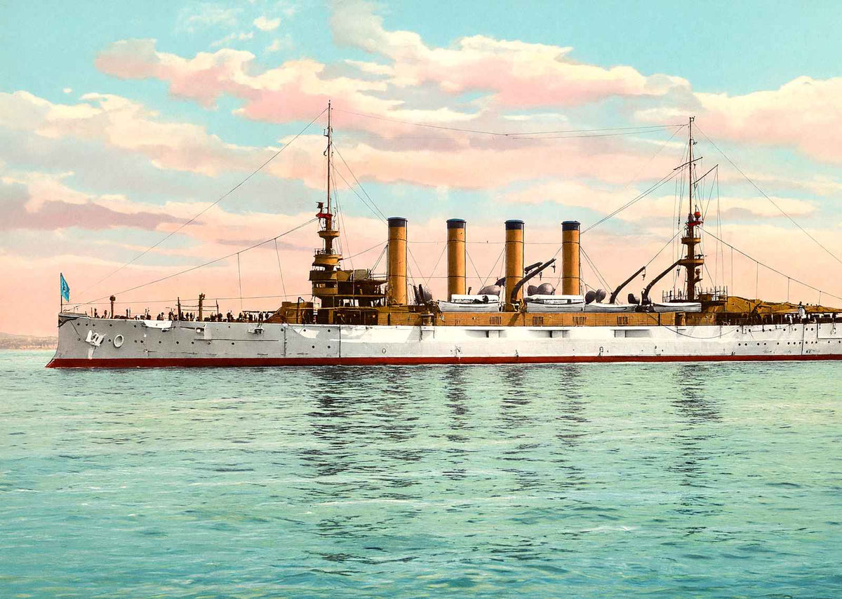 USS Maryland in 1905 Vintage Print (7 Sizes) - Archival Paper