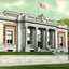 US Post Office Norwich CT in 1908 Vintage Print (7 Sizes) - Reproduction