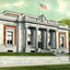 US Post Office Norwich CT in 1908 Vintage Print (7 Sizes) - Reproduction