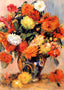 Vase of Flowers Art Print 1884 Painting by Pierre-Auguste Renoir (6 Sizes)
